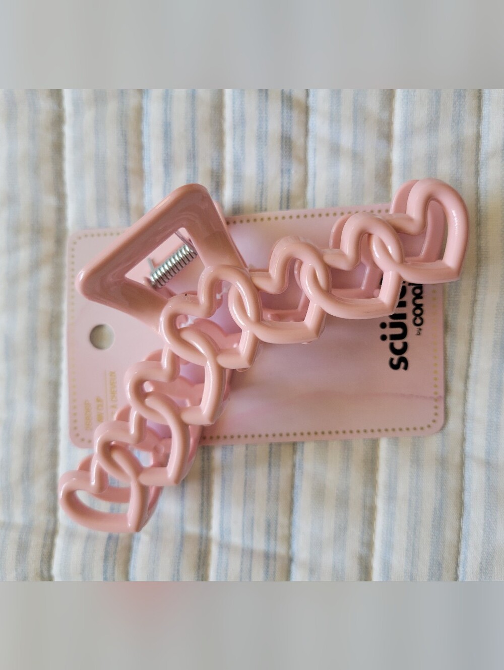 💕Scünci Connected Hearts Hairclip